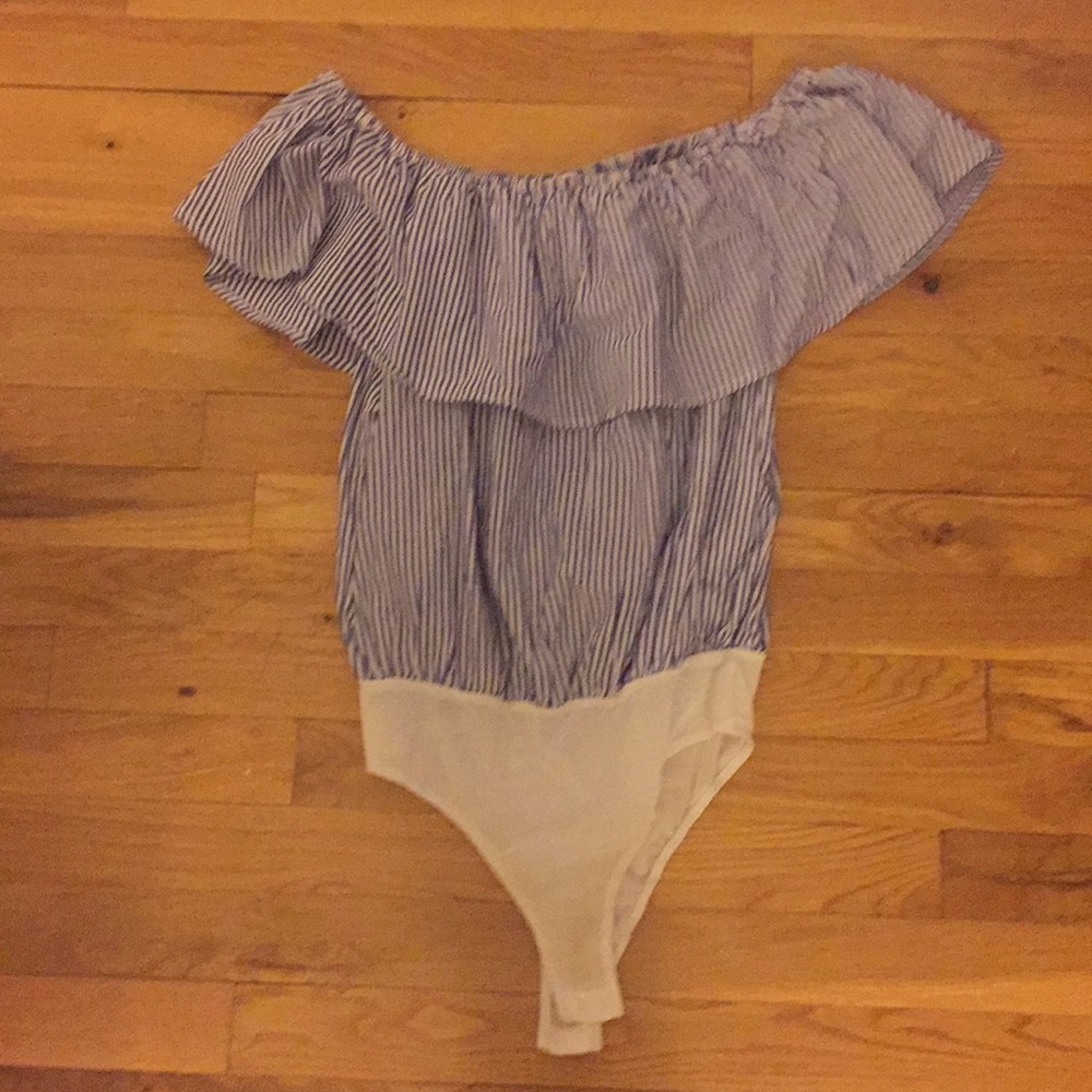 Off the shoulder body suit